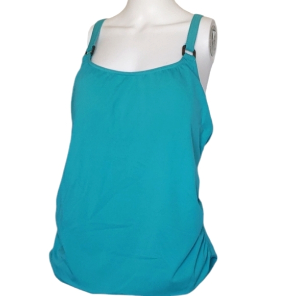 Lands' End Women's Swimsuit Top Only Size 18 Long - Picture 1 of 8